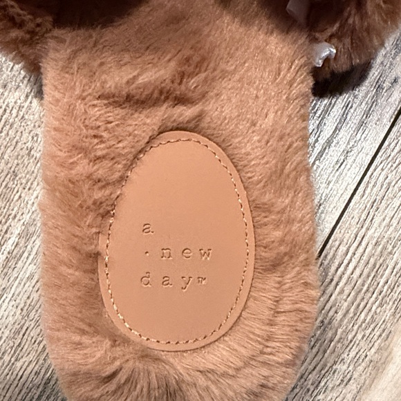 a new day Tan Faux Fur Women's Slippers - Picture 3 of 5